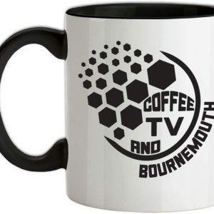 Coffee TV and Bournemouth 11oz Ceramic Two Tone Mug