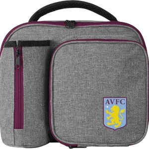 FOCO Officially Licensed Aston Villa FC Grey Football Lunch Bag