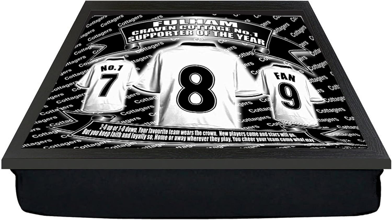 Fulham Football Shirt Lap Tray Gift