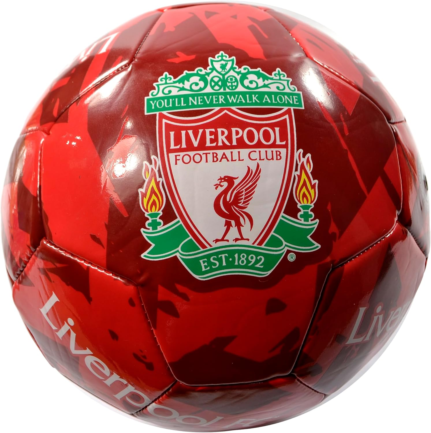 Hy-Pro Officially Licensed Liverpool F.C. Football – Size 5, Graffiti Design, Liverpool Merchandise, Training, Match, Collectible For Kids and Adults