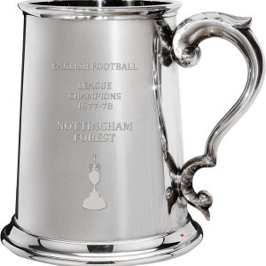 I LUV LTD 1 Pint Tankard for Nottingham Forest 1977-78 English 1st Division Football Champions Pewter Beer Mug