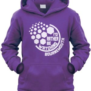 I'd Rather Be Watching Bournemouth Kids Hoodie (Pick Colour and Size) (1 to 13 Years)