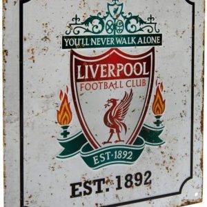 Liverpool FC Retro Logo Sign
