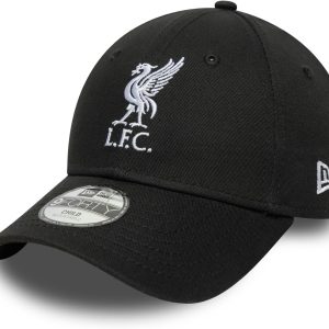 Liverpool Football Club, Official Merchandise, Youth, Kids, Core Logo Baseball Cap, Hat, Black