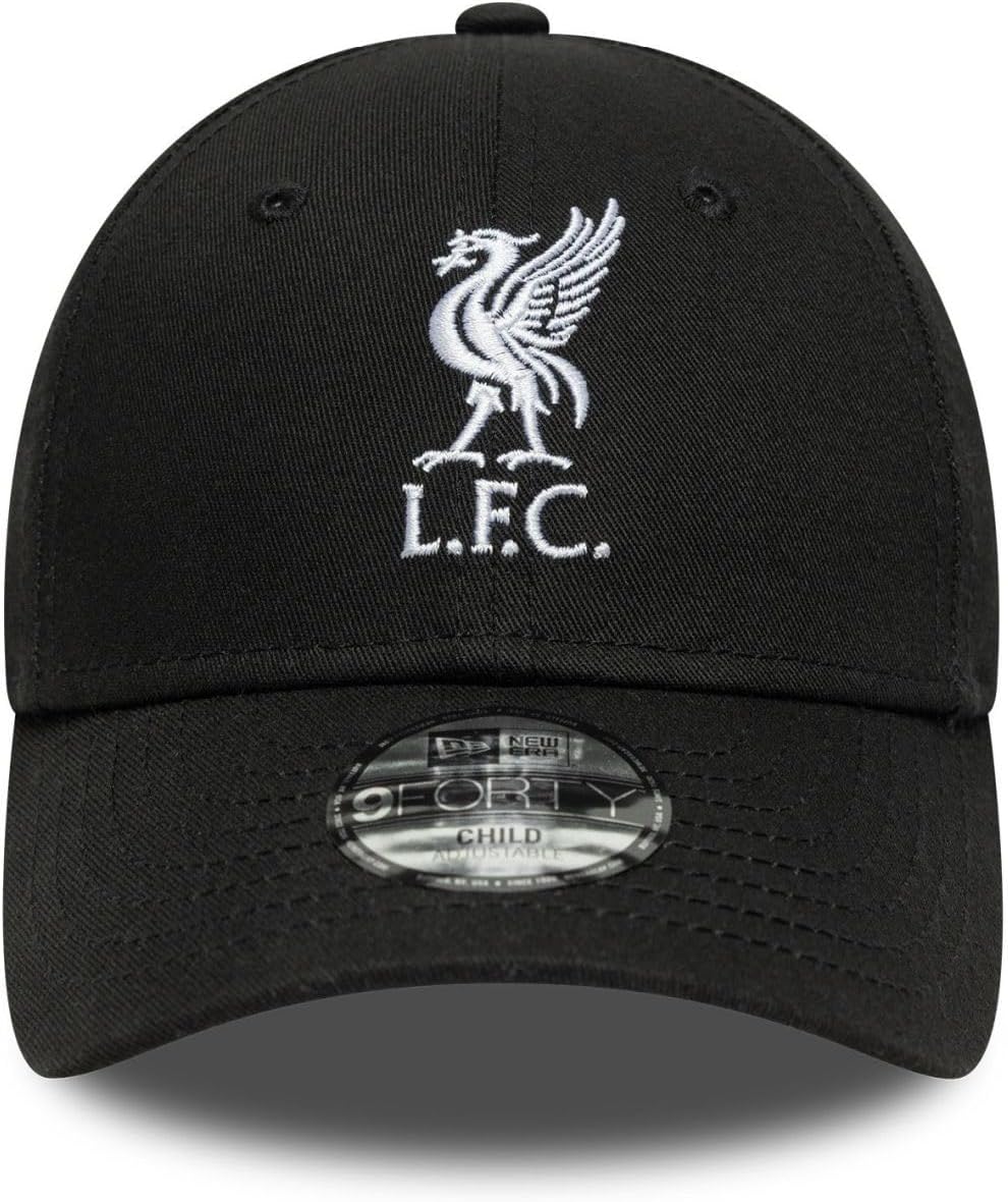 Liverpool Football Club, Official Merchandise, Youth, Kids, Core Logo Baseball Cap, Hat, Black - Image 2