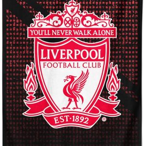 Liverpool Football Crest Beach Towel 100% Cotton LFC Mesh Bath Swim Towel Liverpool Gift for Teens Men Kids 70 x 140 cm