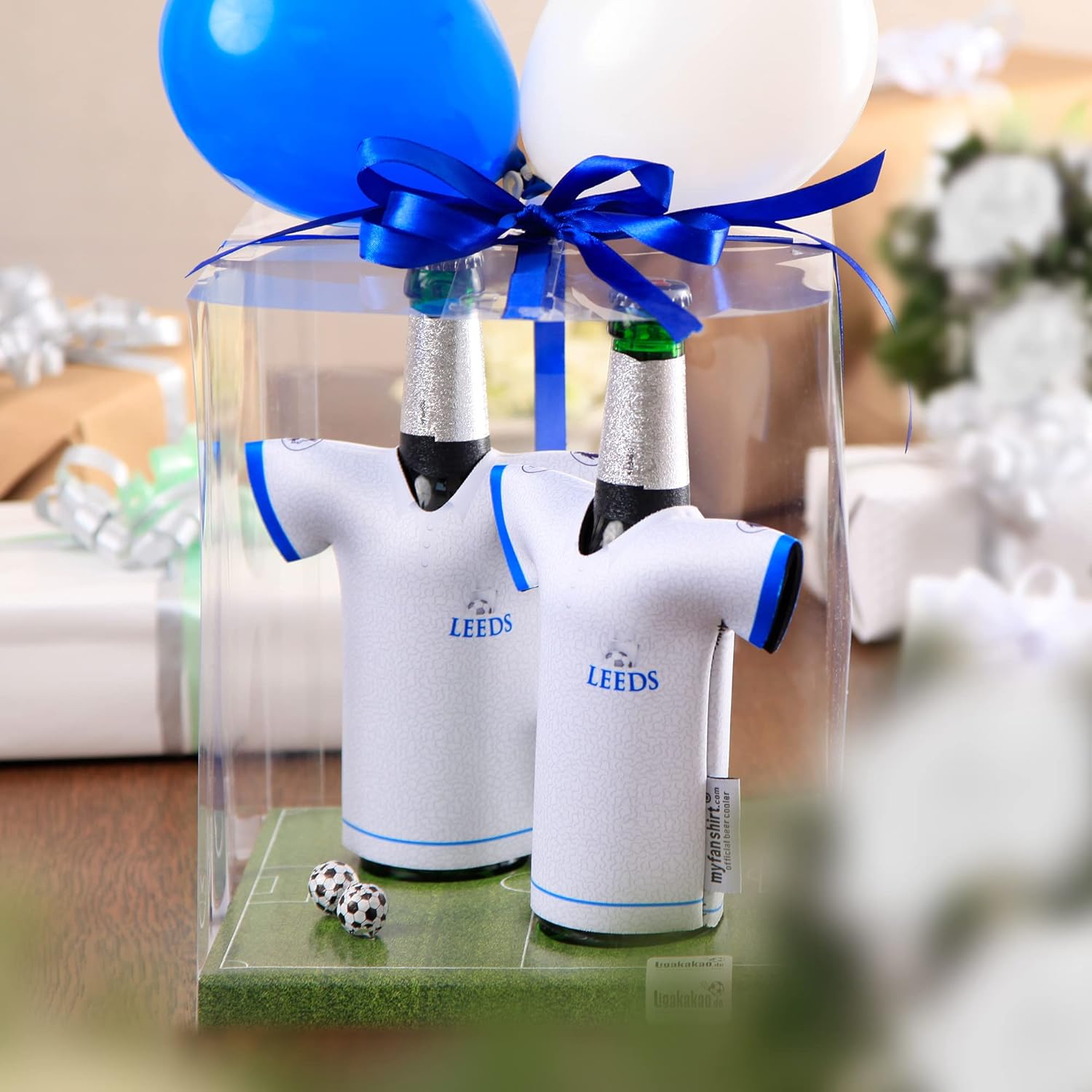 Men's Gift Box intended for LEEDS Utd. - Supporters PERSONALISED | Fan Gift Set Men Boyfriend Father's Day Birthday Christmas Easter | Official Shirt Cooler by MYFANSHIRT.com UKUK - Image 2