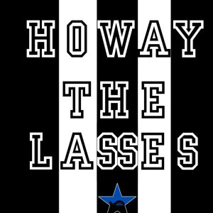NEWCASTLE UNITED WOMENS FOOTBALL CLUB NUFC 'Howay the lasses' chant slogan toon fan gift idea 100 page notebook jotter