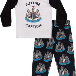 Newcastle United Baby Pyjamas Long Boys Kids Official Football Gift