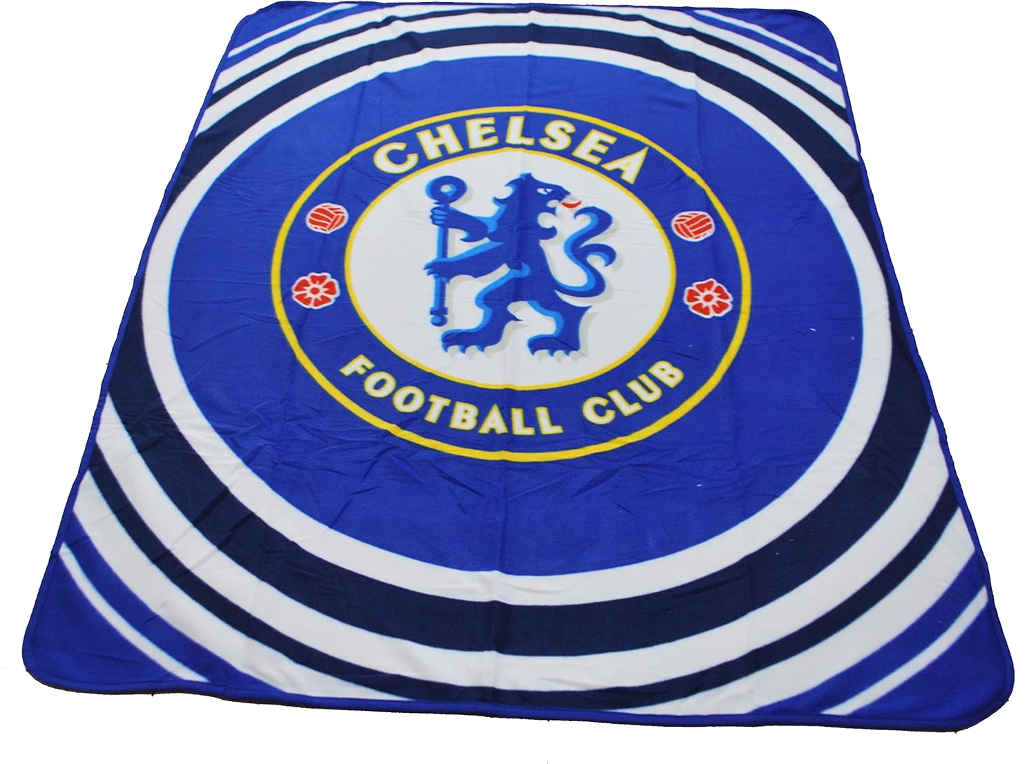 Official Chelsea Chelsea F.C. Official Fleece Blanket Throw Football Fan Gift