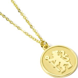 The Carat Shop Chelsea Football Club Gold Tone Crest Necklace