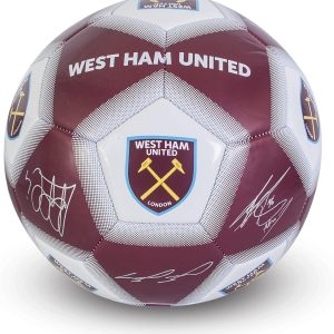 West Ham United Kids' Signature Size 5 Football, Burgundy