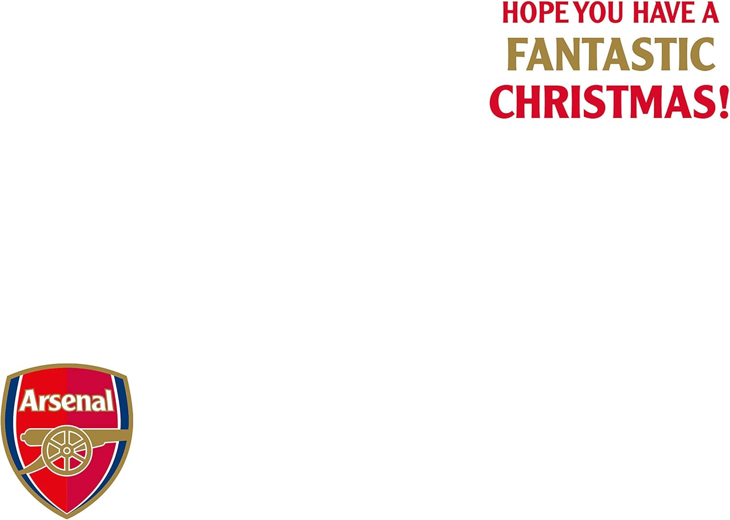 Official Arsenal Football Club Christmas Card - Image 3