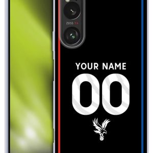 Head Case Designs Officially Licensed Custom Customised Personalised Crystal Palace Football Club Third 2024/25 Kit Soft Gel Case Compatible With Sony Xperia 1 VI 5G