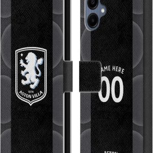 Head Case Designs Officially Licensed Aston Villa Football Club Away 2025/26 Kit Leather Wallet Case Compatible With Samsung Galaxy A06 4G