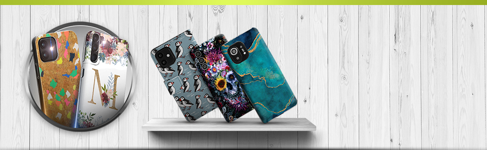 a photo of a phone case with a skull and flowers design on it.
