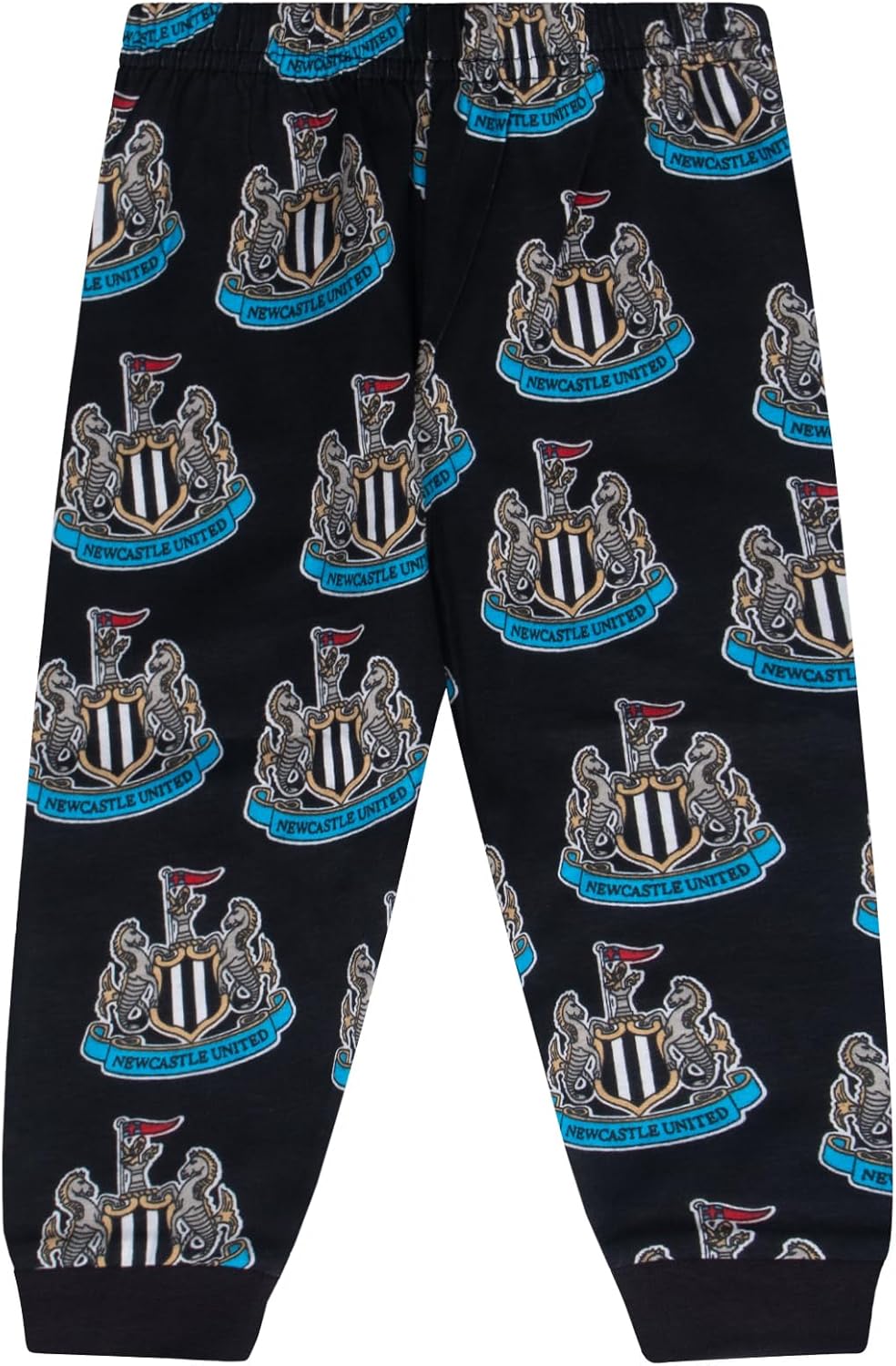 Newcastle United FC Official Football Gift Boys Kids Baby Pyjamas 3-6 Months Black - Image 3