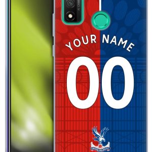 Head Case Designs Officially Licensed Custom Customised Personalised Crystal Palace Football Club Home 2023/24 Kit Soft Gel Case Compatible With Huawei P Smart (2020)