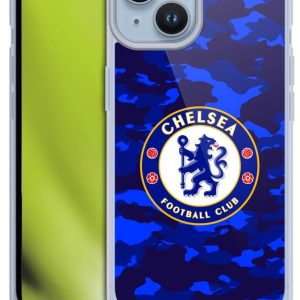 Head Case Designs Officially Licensed Chelsea Football Club Camouflage Crest Soft Gel Case Compatible With Apple iPhone 14