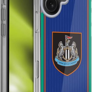 Head Case Designs Officially Licensed Newcastle United Football Club Third 2025/26 Crest Kit Gel Case [Military Grade Protection] Compatible With Apple iPhone 17