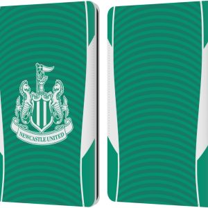 Head Case Designs Officially Licensed Newcastle United Football Club Away 2025/26 Crest Kit Leather Wallet Case Compatible With Kindle Paperwhite 1/2 / 3