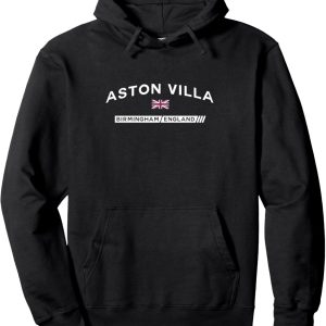 Aston Villa Town of Birmingham, England UK Pullover Hoodie