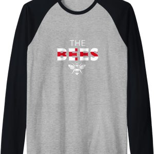 Brentford FC ENGLAND The Bees Raglan Baseball Tee