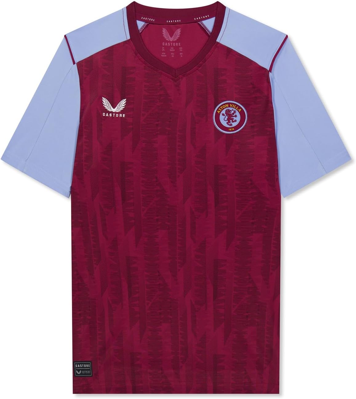 Castore Kids Aston Villa Home Shirt 2023 2024 Junior