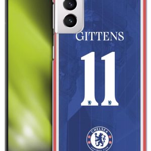 Head Case Designs Officially Licensed Chelsea Football Club Jamie Gittens 2025/26 Players Home Kit 2nd Group Hard Back Case Compatible With Samsung Galaxy S21 5G