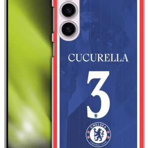 Head Case Designs Officially Licensed Chelsea Football Club Marc Cucurella 2025/26 Players Home Kit 1st Group Hard Back Case Compatible With Samsung Galaxy S23+ 5G
