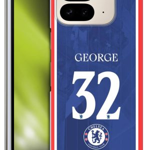 Head Case Designs Officially Licensed Chelsea Football Club Tyrique George 2025/26 Players Home Kit 2nd Group Hard Back Case Compatible With Google Pixel 9 Pro Fold