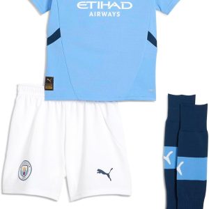 PUMA Manchester City Kids Home Mini Kit 2024/25 Season - Team Light Blue