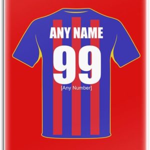 Personalised Gift - Crystal Palace Glass Fridge Magnet (Football Club Design Theme, Colour Options) - Any Name/Message on Your Unique - The Eagles Glaziers