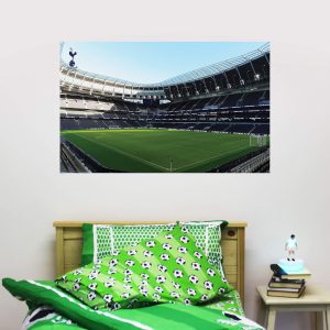Tottenham Hotspur Beautiful Game Stadium Mural (Inside) Wall Art Sticker + Spurs Crest Decals (60cm x 35cm)