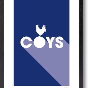 walltonic - Tottenham Hotspur FC Football Club 'Spurs' Wall Art Print Poster Gift - Unframed - Size A3