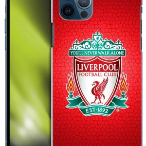 Head Case Designs Officially Licensed Liverpool Football Club Red Pixel 1 Crest 2 Hard Back Case Compatible With Apple iPhone 12 / iPhone 12 Pro