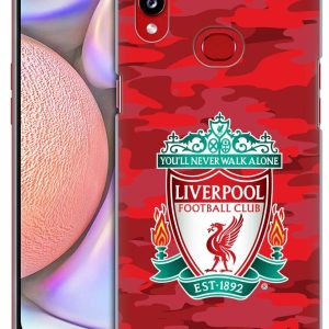 Head Case Designs Officially Licensed Liverpool Football Club Home Colourways Crest Camou Hard Back Case Compatible With Samsung Galaxy A10s (2019)