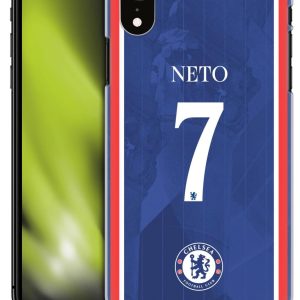 Head Case Designs Officially Licensed Chelsea Football Club Pedro Neto 2025/26 Players Home Kit 1st Group Hard Back Case Compatible With Apple iPhone XR