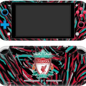 Head Case Designs Officially Licensed Liverpool Football Club Abstract Brush Art Vinyl Sticker Gaming Skin Decal Cover Compatible With Nintendo Switch Lite