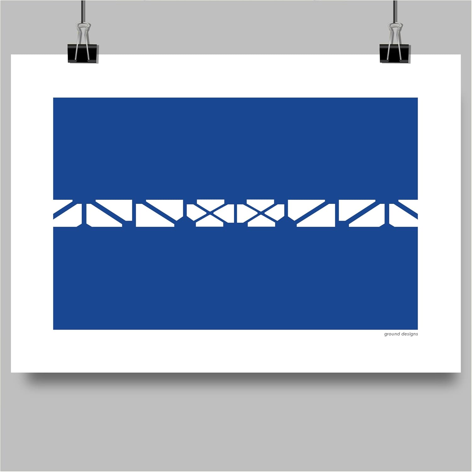 GroundDesigns EVERTON FC Football Gift GOODISON PARK Bullens Balcony Graphic Art Print - Image 4