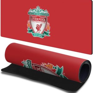 Head Case Designs Officially Licensed Liverpool Football Club Crest Red Graphics Gaming Office Desk PC Keyboard Mouse Mat Pad 23.62 x 11.81 x 0.12 inches (600 x 300 mm) - L
