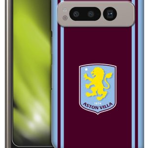 Head Case Designs Officially Licensed Aston Villa Football Club Home 2024/25 Crest Kit Hard Back Case Compatible With Google Pixel Fold