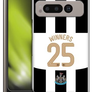 Head Case Designs Officially Licensed Newcastle United Football Club Home Kit 2025 Cup Winners Hard Back Case Compatible With Google Pixel Fold