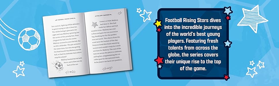 Football Rising Stars biography for kids womens football leah williamson mallory swanson liverpool