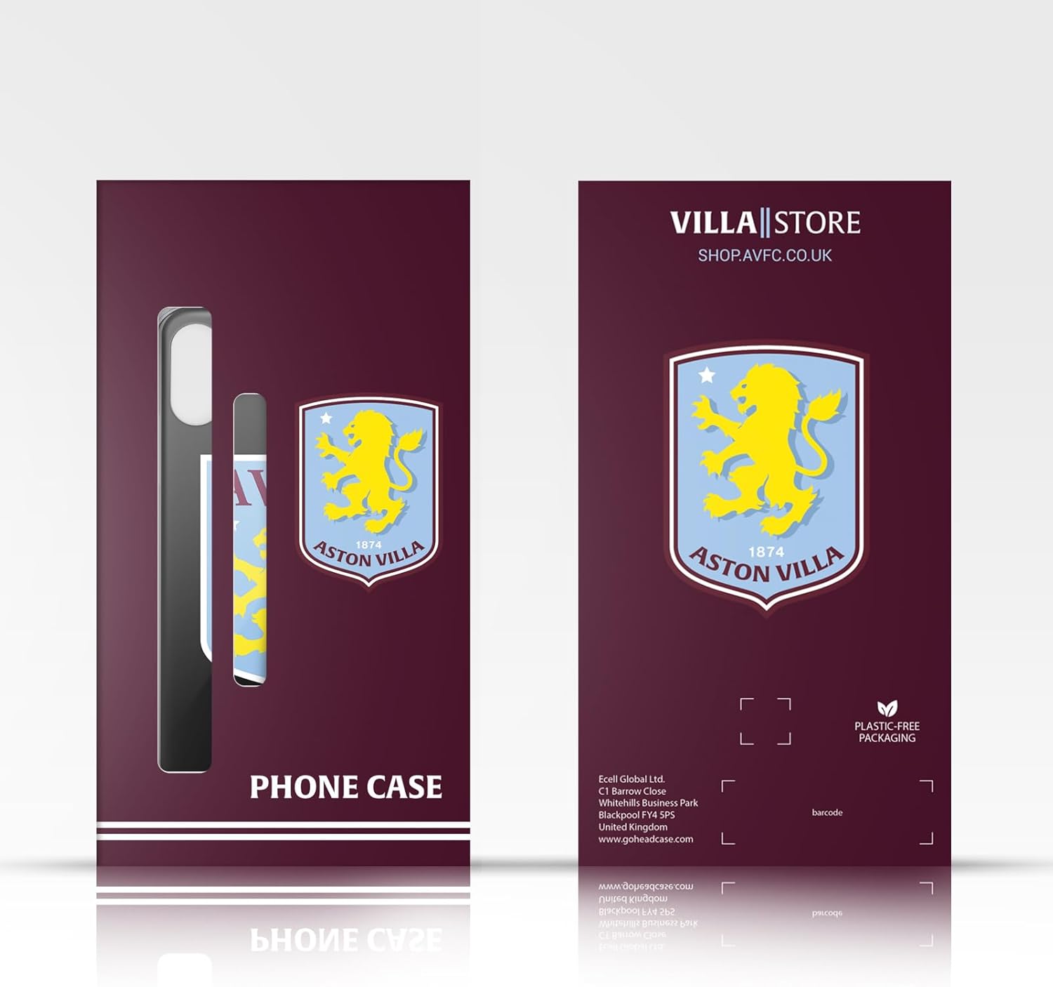 Head Case Designs Officially Licensed Aston Villa Football Club Villa Claret 2024 Crest Designs Hard Back Case Compatible With Oppo Find N2 Flip - Image 7