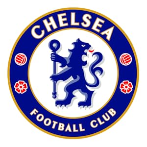 Chelsea Football Club official logo. Circular blue and white emblem featuring a standing lion holding a staff, with 'Chelsea' above and 'Football Club' below.