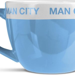 FOCO Officially Licensed Large Football Cappuccino Mug (Manchester City FC)