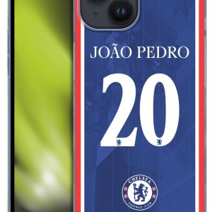 Head Case Designs Officially Licensed Chelsea Football Club João Pedro 2025/26 Players Home Kit 2nd Group Hard Back Case Compatible With Apple iPhone 15