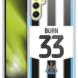 Head Case Designs Officially Licensed Newcastle United Football Club Dan Burn 2025/26 Players Home Kit 2nd Group Gel Case [Military Grade Protection] Compatible With Samsung Galaxy A34 5G