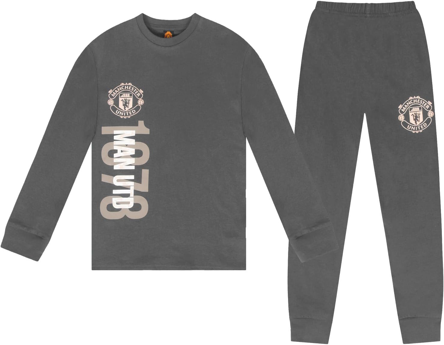 Manchester United Boys Pyjamas Long Sleeve Kids Official Football Gift